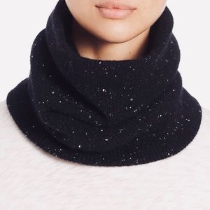 rag & bone “Catherine” black cashmere Snood